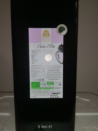 Picture of EXTRA VIRGIN OLIVE OIL ORGANIC AND D.O.P. CAN LT. 5