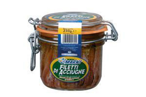 Picture of FILETTI DI ACCIUGHE IN OLIO D'OLIVA VASO ERMETICO GR.230