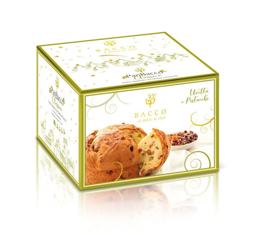 Immagine di PANETTONE BACCO CLASSICO UVETTA E PISTACCHI GR.750