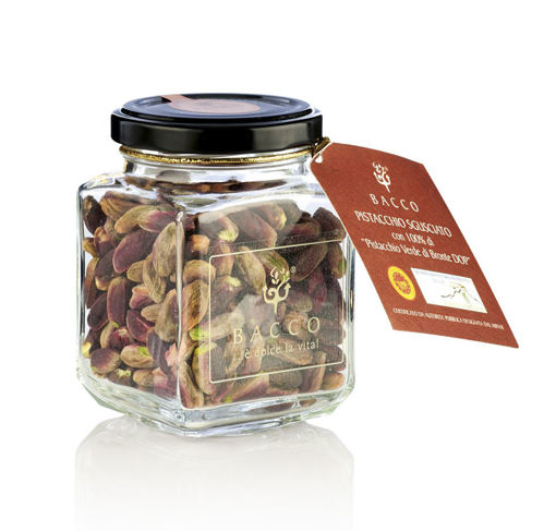 Picture of PISTACHIO SHELLED FROM BRONTE DOP JAR GR.100 BACCO