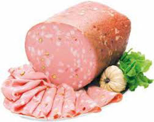 Immagine di MORTADELLA BOLOGNA  C/PIST. 1/2 ( ca. 5 kg. ) diam. 18 Cm