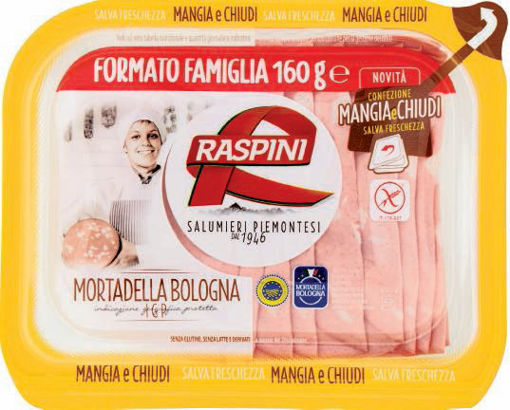 Immagine di MORTADELLA BOLOGNA IGP C/PIST. A FETTE GR.300 VASCH. APRI E CHIUDI