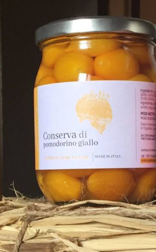 Picture of PIENNOLO TOMATO WHOLE YELLOW DOP IN WATER KG.1