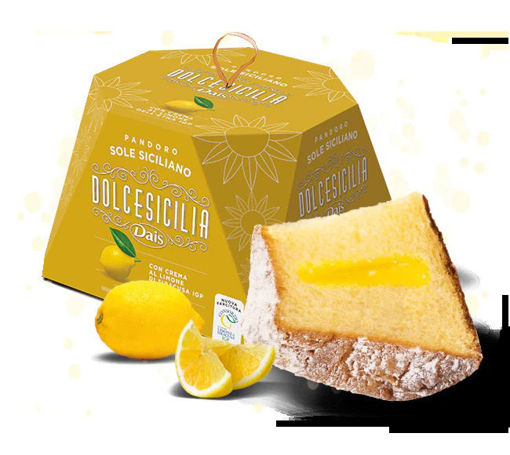 Immagine di PANDORO "SOLE SICILIANO" AL LIMONE IGP GR.750 DAIS