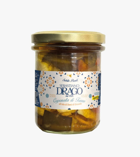Immagine di CAPONATA DI TONNO IN O.S.G. GR.200