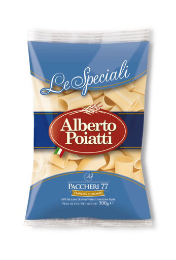 Immagine di PACCHERI DI GRANO DURO TRAF. IN BRONZO GR.500 POIATTI
